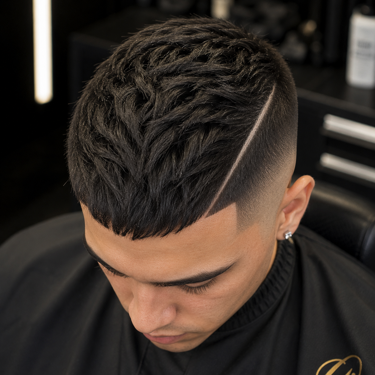 Textured crop with hard part.
