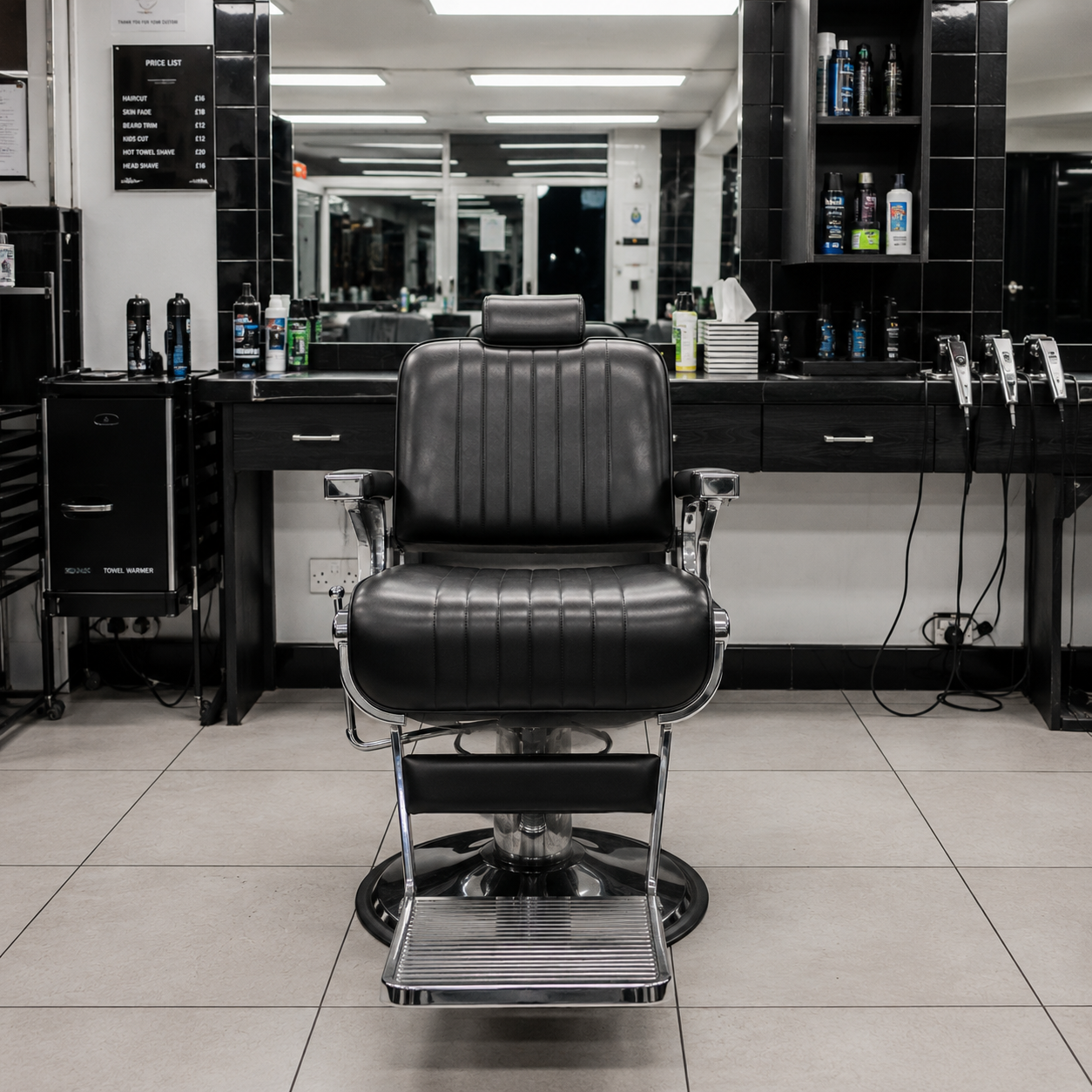 New chair installed this week - come try it.